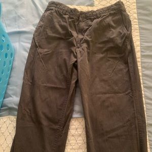 Gap loose fit khakis black size 36/34